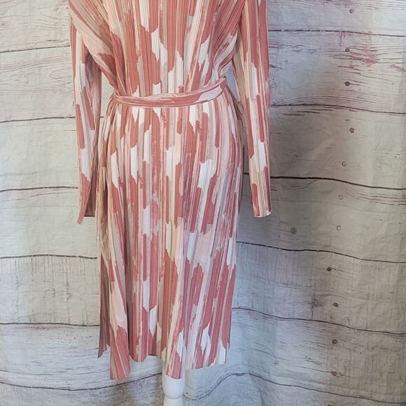 Chico's Travelers Textured Crinkle Trench Jacket Size XL - Picture 6 of 10